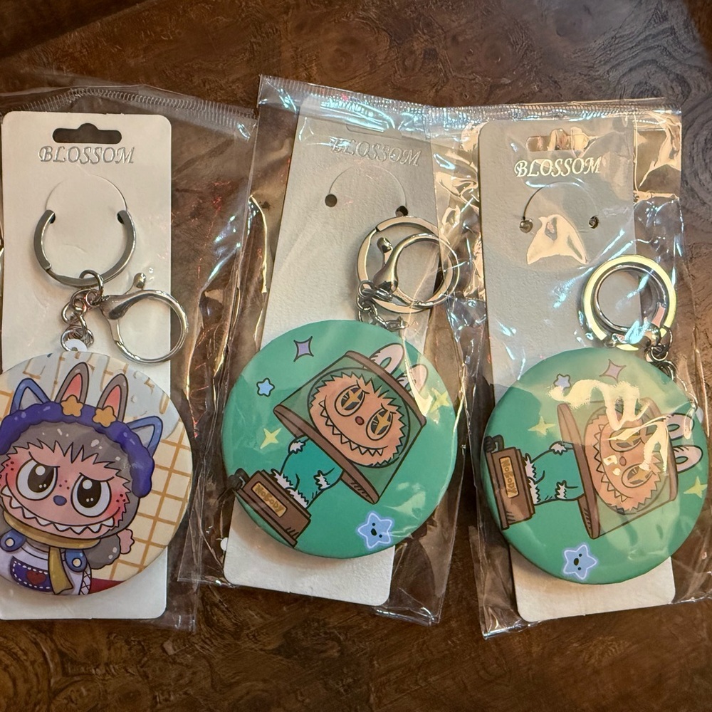 Lil booboo Keychain Set with mirror